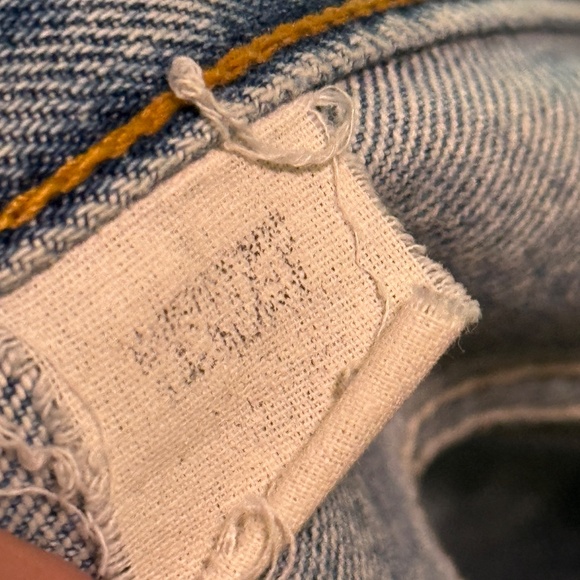 Vintage Men's Levi's 501 Jeans Blue 46 Waist 32 Length Button Fly 90's - Picture 2 of 7